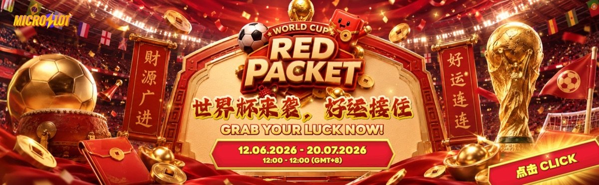 Winbox Microslot World Cup red packet banner